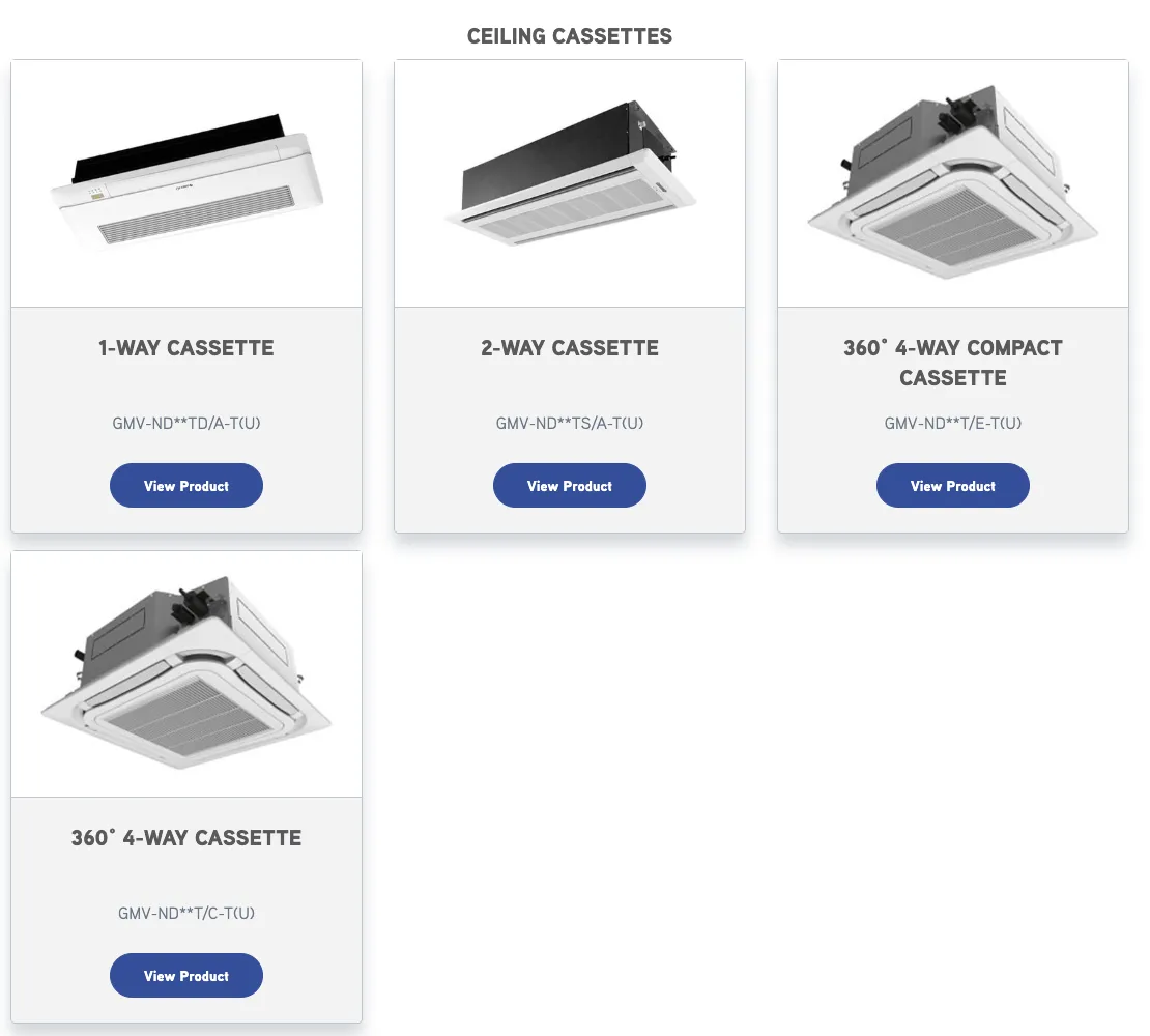 Ceiling Cassettes